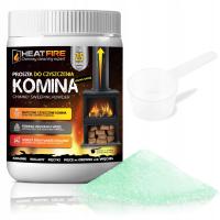 HeatFire сильный порошок для дымохода камина печи удаляет сажу 1 кг