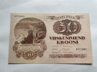 Estonia - 50 koron - 1929 - bardzo rzadki