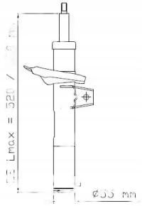 Амортизатор KYB 3358015