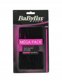 BaByliss резинки для волос 90 шт черный без металла