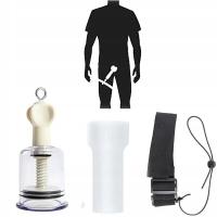 Próżniowe urządzenie do mocowania penisa jest podłączane naprzemiennie i wtórnie