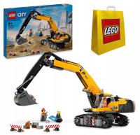 LEGO City 60420 Żółta koparka + TORBA LEGO