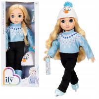 DISNEY ILY 4EVER MODNA LALKA ELSA FROZEN Z MOTYWEM ELSY 48 CM KRAINA LODU