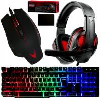 Клавиатура и мышь varr Black