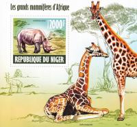 Niger 2013 ** cena 5,90 zł kat.6€ (2) - żyrafy