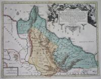 1713 RARYTAS oryginał MAPA PAFLAGONIA MITRYDATES starożytność ANTYK Turcja