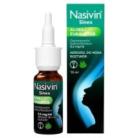 Nasivin Sinex Aloes i Eukaliptus, aerosol do nosa, niedrożność nosa, 15ml