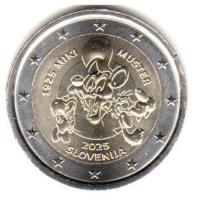 2 euro okol. Słowenia 2025 Miki Muster