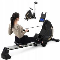 Wioślarz Elektromagnetyczny Składany Ergometr z aplikacjami Trenażer 140kg