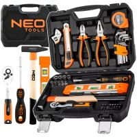 NEO TOOLS zestaw narzędzi uniwersalny 60 el. klucze nasadowe bity walizka