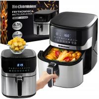 Frytkownica beztłuszczowa Heckermann ZHAF-650AD 1600W 7l czarna