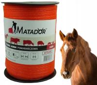 Оранжевая лента загородки лошади 4км 200м пастух лошади широкая