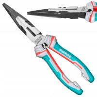 Szczypce półokrągłe Total proste 200 mm