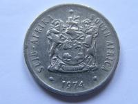 ЮАР ЮЖНАЯ АФРИКА 20 CENTS 1974 ГОД !!!!! 0034