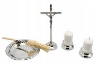 НАБОР КОЛЯДОК ТРАДИЦИОННЫЙ СЕРЕБРЯНЫЙ ПАПСКИЙ КРЕСТ НАБОР ПАСЫНОК СПРИНКЛЕР