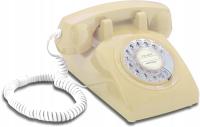 Telefon w stylu retro, Logo: Opis, beowy