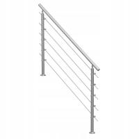 SucceBuy лестничные перила грузоподъемность 100 кг 1500x104x1060 мм нержавеющая сталь