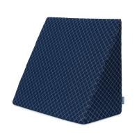Poduszka Klin antyrefluksowy Relaksacyjny - granatowa krata