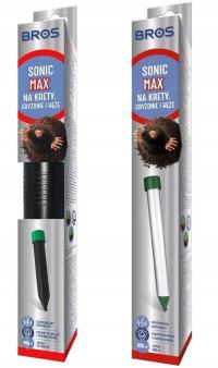 Bros SONIC MAX odstraszacz KRETÓW NA KRETY NORNICE - 1 sztuka