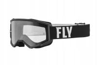 Gogle FLY RACING FOCUS biało/czarne