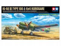 1:48 Mitsubishi Ki-46 III Typ 100 & 4x4 Kurogane Tamiya 25217