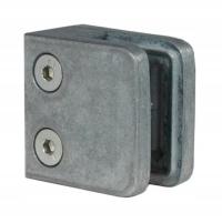 Zn / 210-00 стеклянная ручка 45x45 плоская ZAMAK