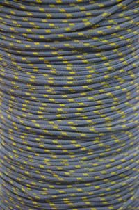 Паракордовый шнур серый-1 м Польша диаметр 4 мм, туристический шпагат