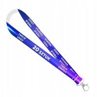 SMYCZE REKLAMOWE DRUK JEDNOSTRONNY KOLOROWE 10mm SMYCZKI Z NADRUKIEM