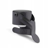 WAF włoski korek do wina musującego, prosecco, szampana CZARNY 18CN