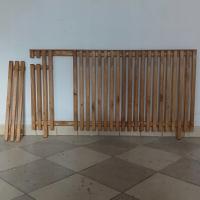 Drewniana osłona Panel na kaloryfer grzejnik panel dekoracyjny 122x66x4