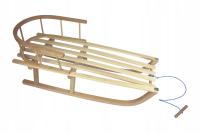 Drewniane sanki tradycyjne