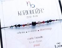 Bransoletka Znak Zodiaku KOZIOROŻEC talizman Kamienie naturalne na prezent