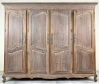 STYLOWA SZAFA BIELONA GARDEROBA LUDWIKOWSKA CZTERODRZWIOWA LUDWIK DĄB UA4