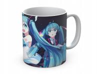ANIME MANGA kubek 330ml Hatsune Miku Anime Vocaloid na prezent imię napis
