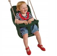 Качели ковшеобразное сиденье для ребенка LUXE Green