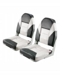 Сиденье для лодки VEVOR 2шт с высокой спинкой складное сиденье для лодки