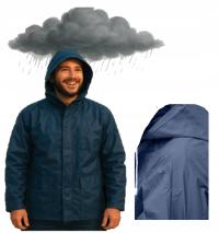 Форинт куртка мужская ветровка с капюшоном темно - синяя куртка