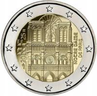 2 euro okol. Francja 2025 Katedra Notre Dame