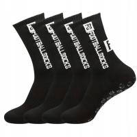 SKARPETY ANTYPOŚLIZGOWE sportowe SKARPETKI piłkarskie DŁUGIE 39-45 2 PARY