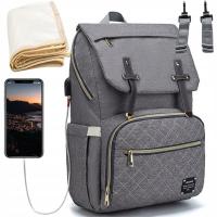 Рюкзак LEQUEEN, сумка для ног, ручной органайзер для коляски для мамы, USB 5 в 1