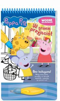 Ś winka Peppa Pig Wodne kolorowanie 11W gronie przyjaciół Wodna kolorowanka