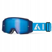 GOGLE MOTOCROSS ENDURO AIROH BLAST XR1 BLUE MAT