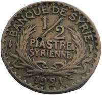 [D1543] Syria 1/2 piastra 1921