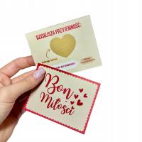 Персонализированные купоны любви скретч-карты 18 подарок для него для нее