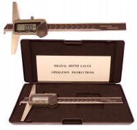 GŁĘBOKOŚCIOMIERZ HACZYKOWY Z ZACZEPEM ELEKTRONICZNY 150mm 150x100