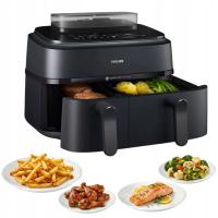 Frytkownica beztłuszczowa AIRFRYER Philips 9L 2750W NA552/00 DWA KOSZE