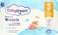 BABYDREAM Premium Pieluszki Midi 3, 5-9 kg 46 szt