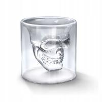 Szklanka czaszka 75 ml do wódki whisky na mikołajki chłopaka narzeczonego