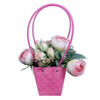 Розовый цветочный кошелек 34 см бумажный Женский День матери свадьба