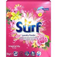 Surf Tropical Lily Rose perfumowany proszek uniwersalny do prania 5kg 100pr